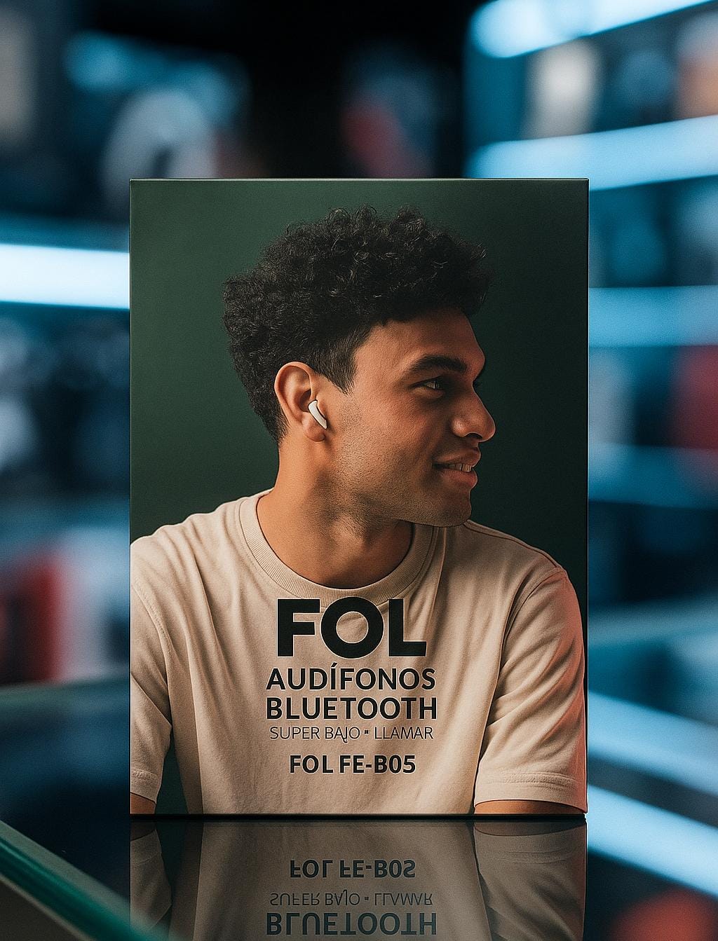 Audífonos Bluetooth FOL – Super bajos, tecnología tactil, resistencia al agua
