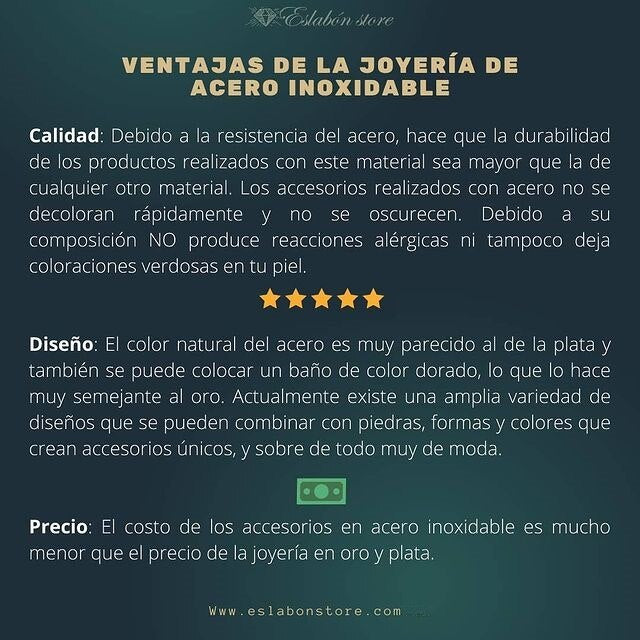 Pulsera esclava cubana plateada, de acero inoxidable