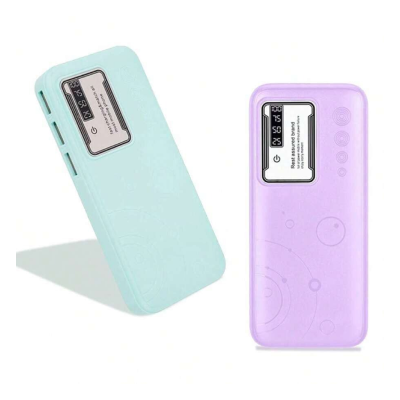 Batería portátil, Power bank carga rápida, 20000mAh Colores Variados
