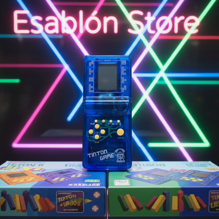 Tetris, consola retro para niños y adultos, videoconsola