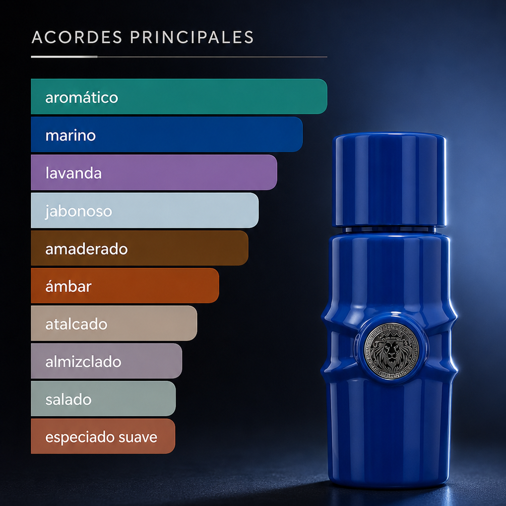 Perfume para hombre Onlyou No. 8155, presentación con estuche, aroma aromático y amaderado