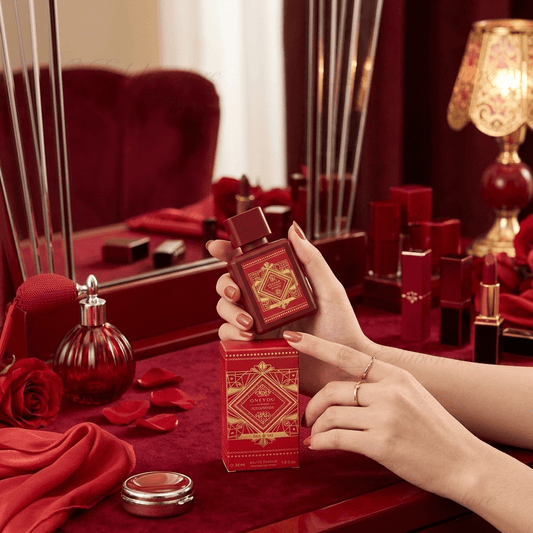 Perfume para mujer Onlyou No. 8139, detalle de la etiqueta, aroma afrutado y fresco