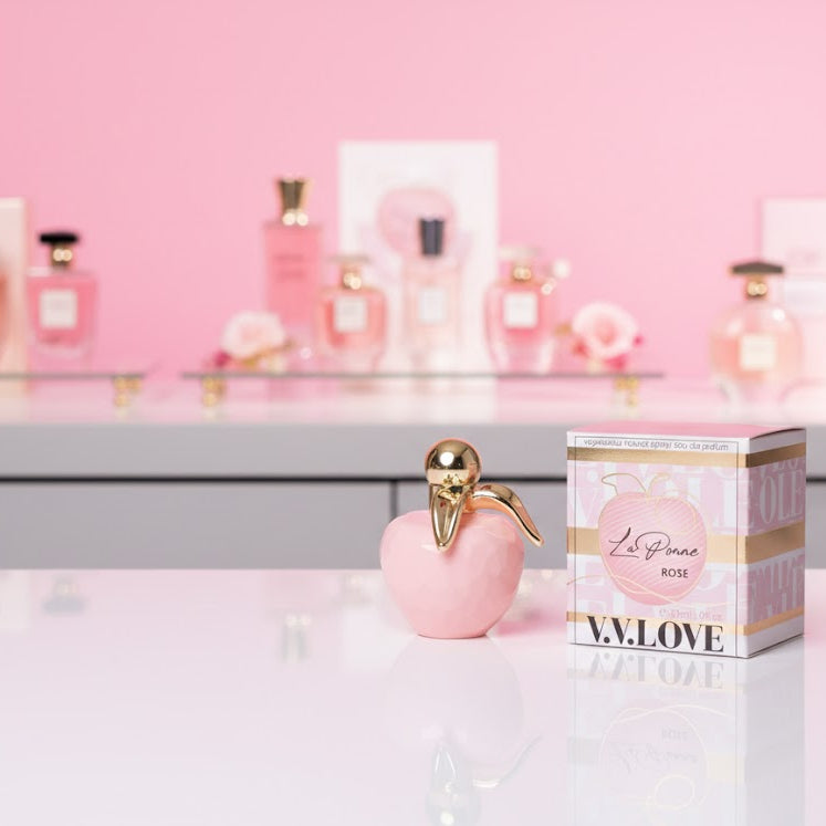 Perfume de mujer, La Pomme Rose" by V.V. LOVE, Dulce, floral, 30ml