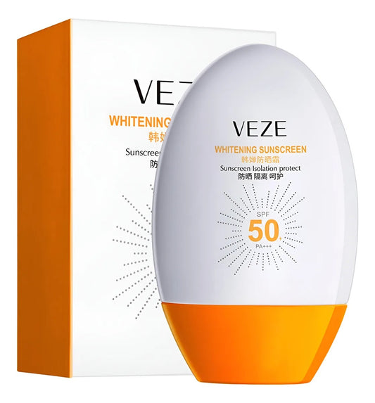 Protector solar 50+FPS, Bloqueador solar UV VEZE Pa+++