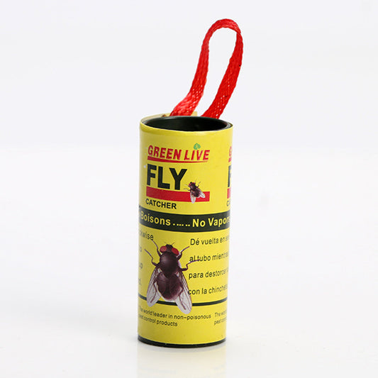 Cinta atrapamoscas, 4 rollos de papel adhesivo para moscas, insectos