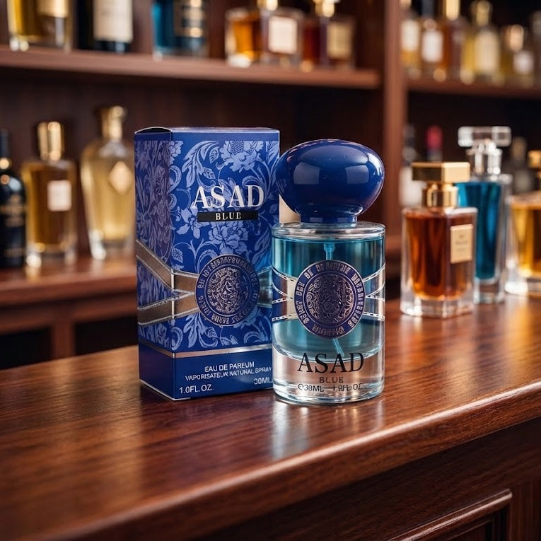 Perfume ASAD Blue, by Luca Perfume, avainillado de 30ml