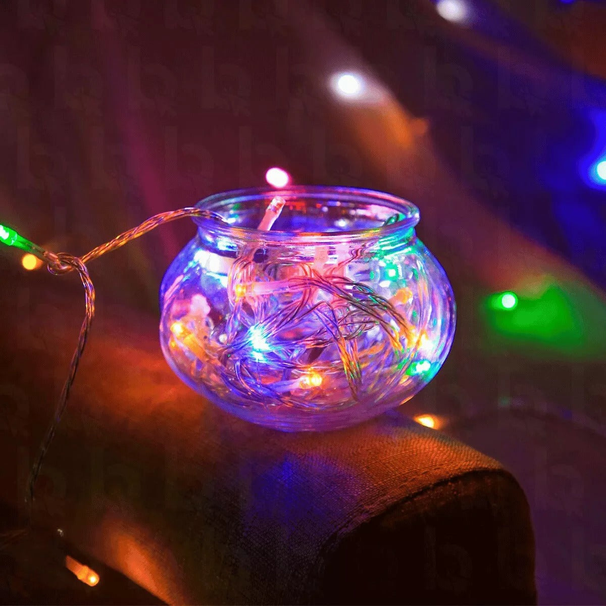 Serie Navideña de 8 metros, 100 Luces Navideñas, Led Multicolor