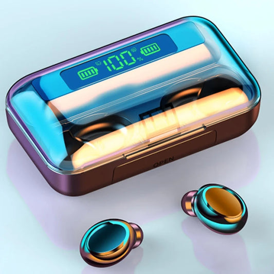 Audífonos Inalámbricos Bluetooth, 2 en 1, con función powerbank