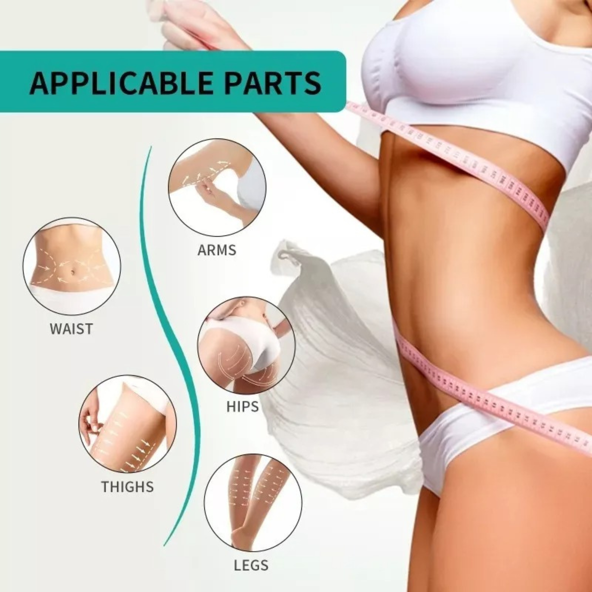 Parche reductor de abdomen, 10 parches termogénicos para ayudar a la perdida de peso