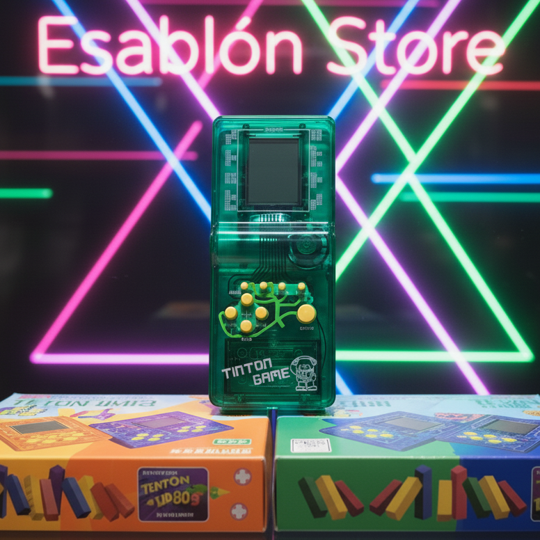 Tetris, consola retro para niños y adultos, videoconsola