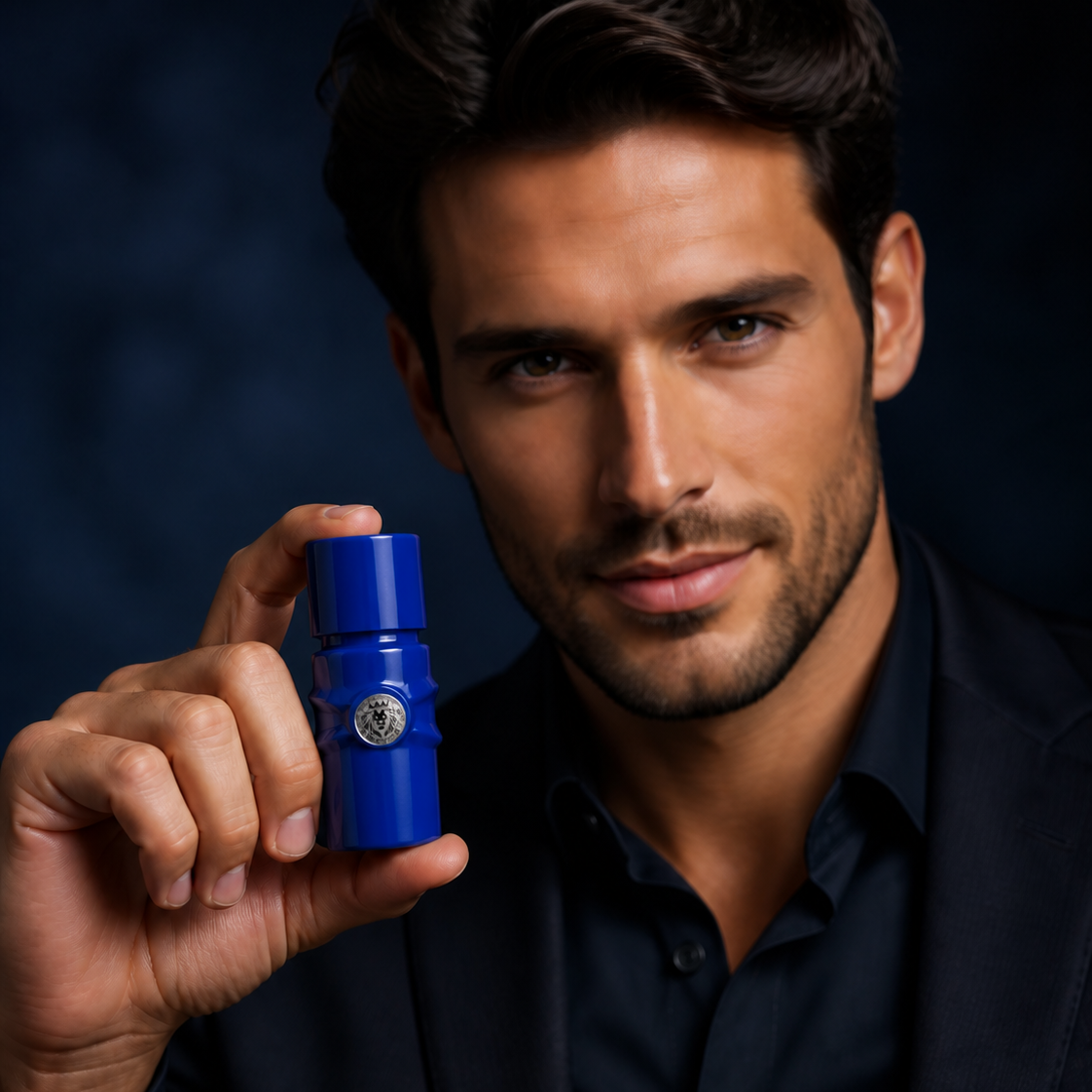 Perfume para hombre Onlyou No. 8155, detalle de la etiqueta, aroma aromático y amaderado
