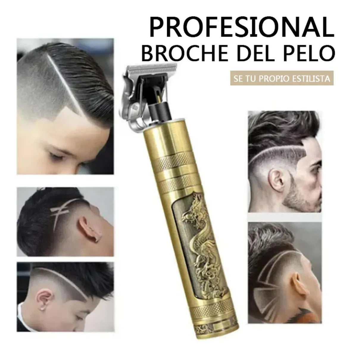 Rasuradora, maquina para cortar el cabello portátil, recargable usb