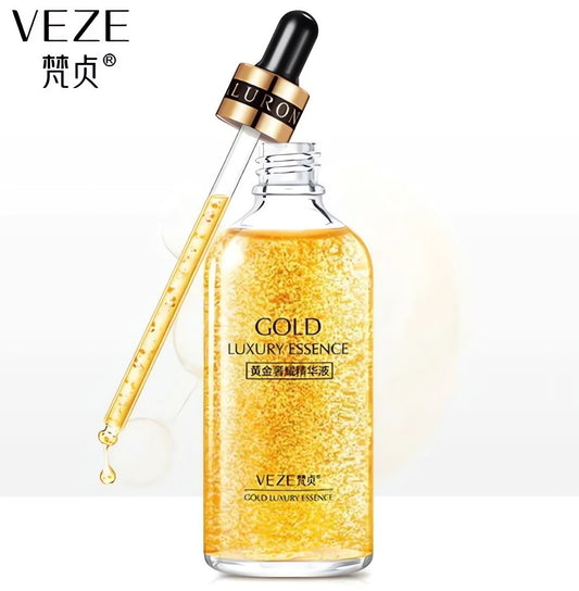 Serum iluminador facial antiedad,  Veze Gold Luxury Essence 100 ml, Skincare