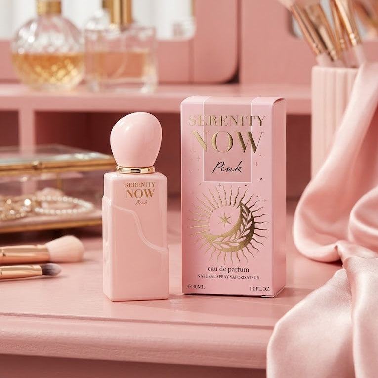 Perfume para Mujer Serenity Now Pink, by VV Love, 30ml - Eau de Parfum Femenino